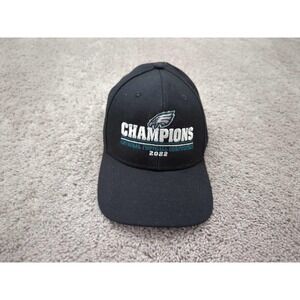 Philadelphia Eagles NFC Champions 2022 Cap‎ Mens OSFO NFL 47 Brand Black